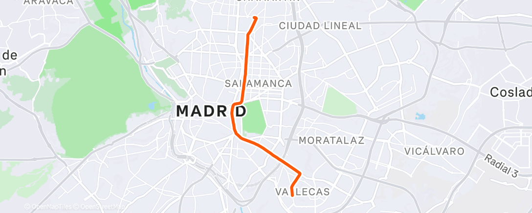 Карта физической активности (San Silvestre Vallecana 3/3)