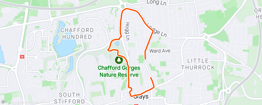 Map of the activity, 🦅🗣️ Morning Run (#002) 🗣️🦅