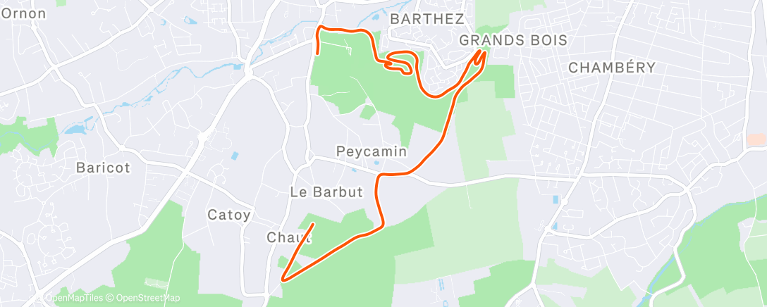 Map of the activity, Un rêve éveillé à côté de la légende