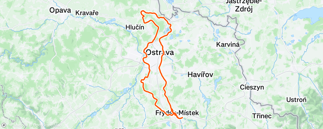 Map of the activity, Letos poslední Gran Fondo