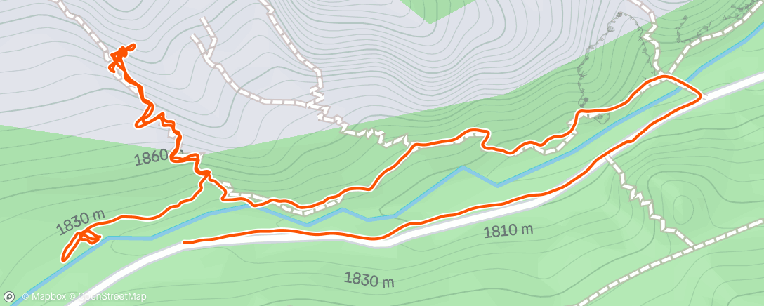 Map of the activity, West Ridge w/Leo