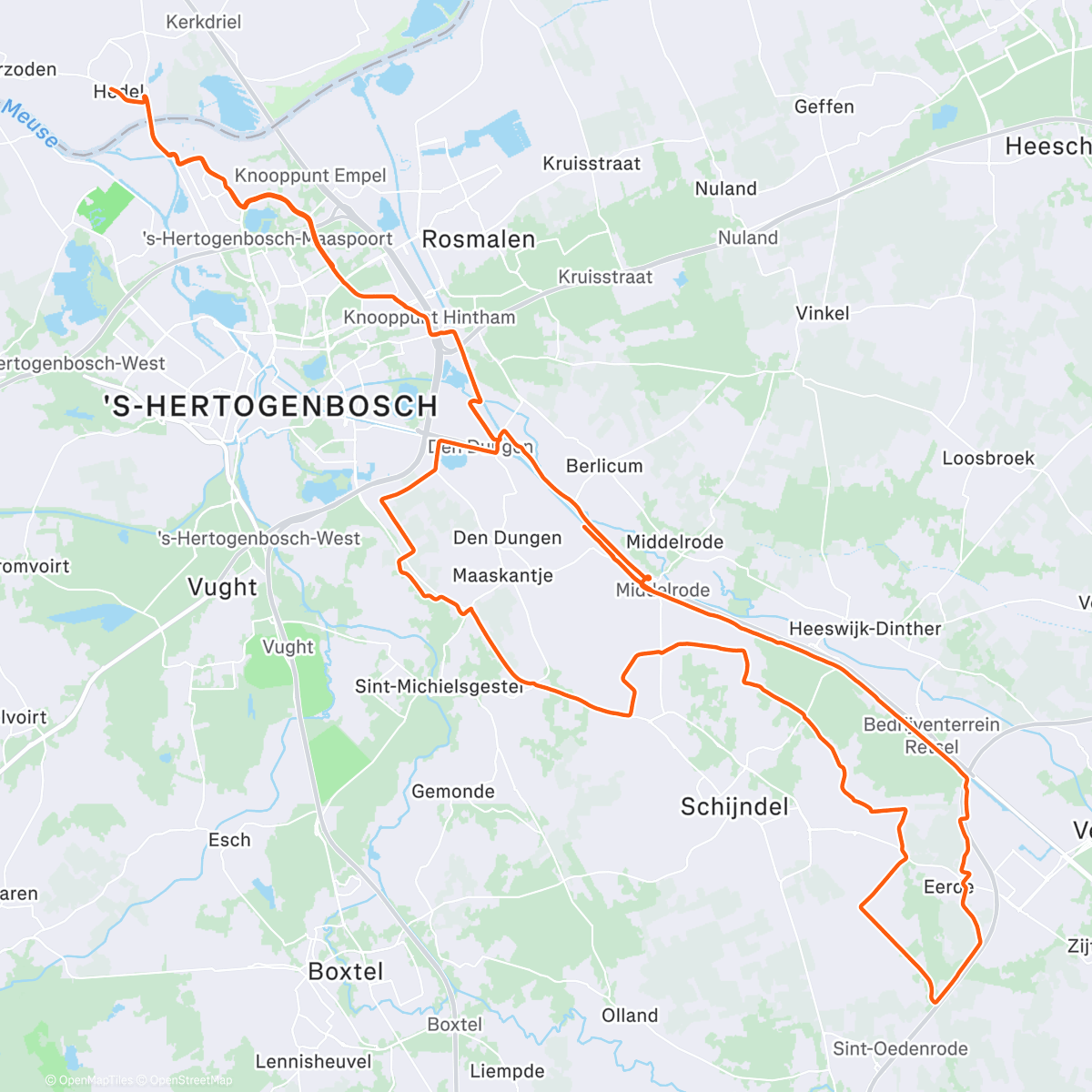 Map of the activity, Ochtendrit