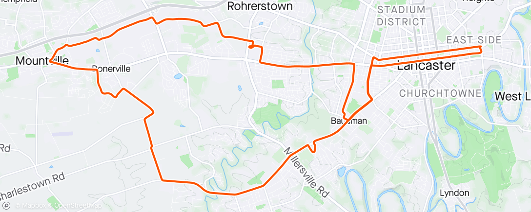 Map of the activity, Longest ride since my knee replacement 3 months ago 🤙🏽