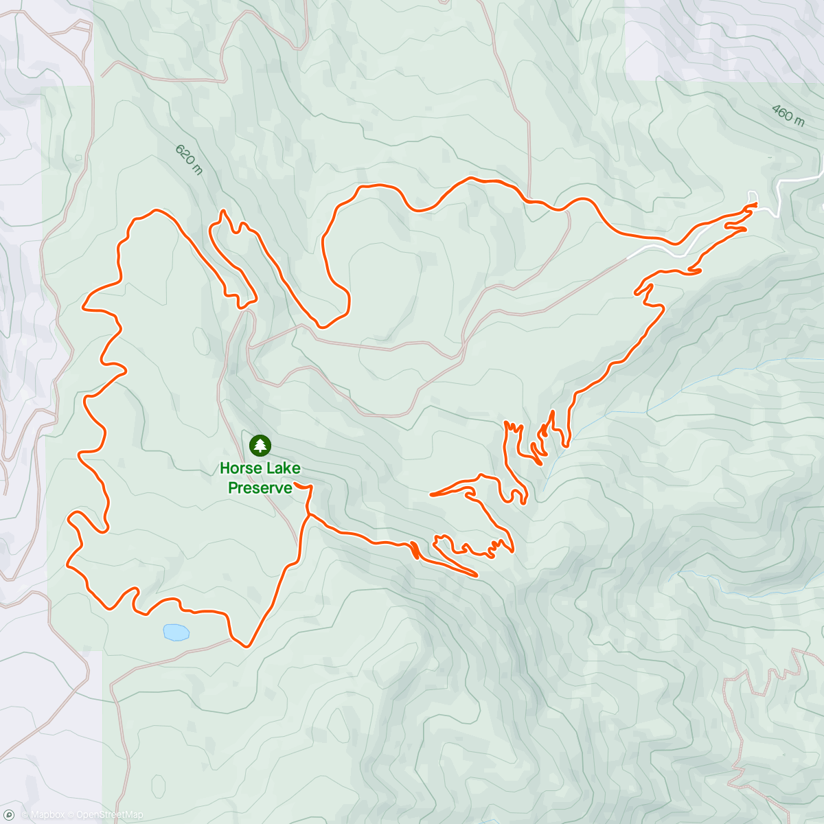 Map of the activity, Spring on Sage