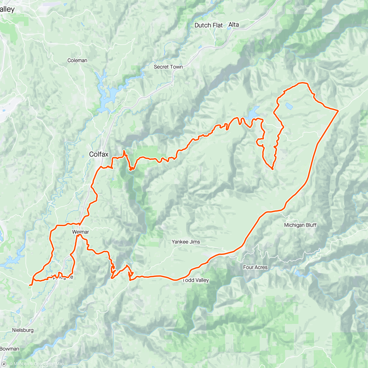 Map of the activity, Work