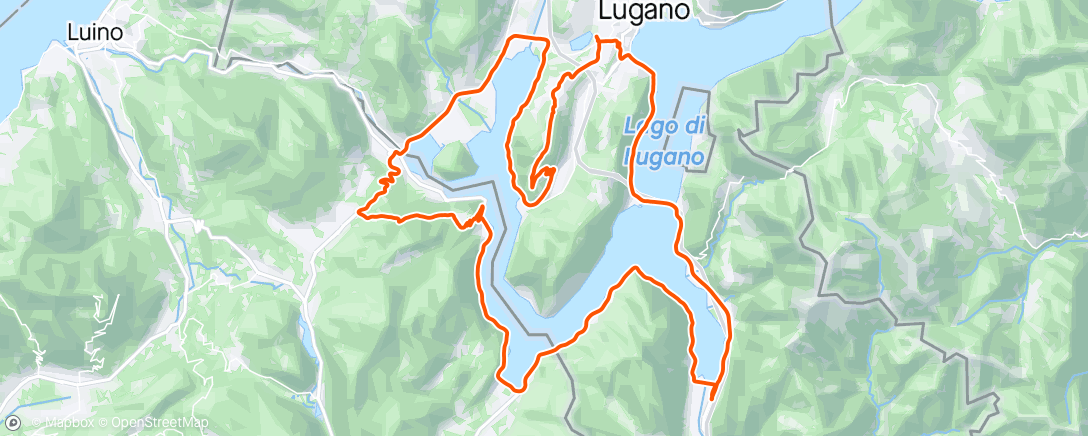 Map of the activity, Giro mattutino