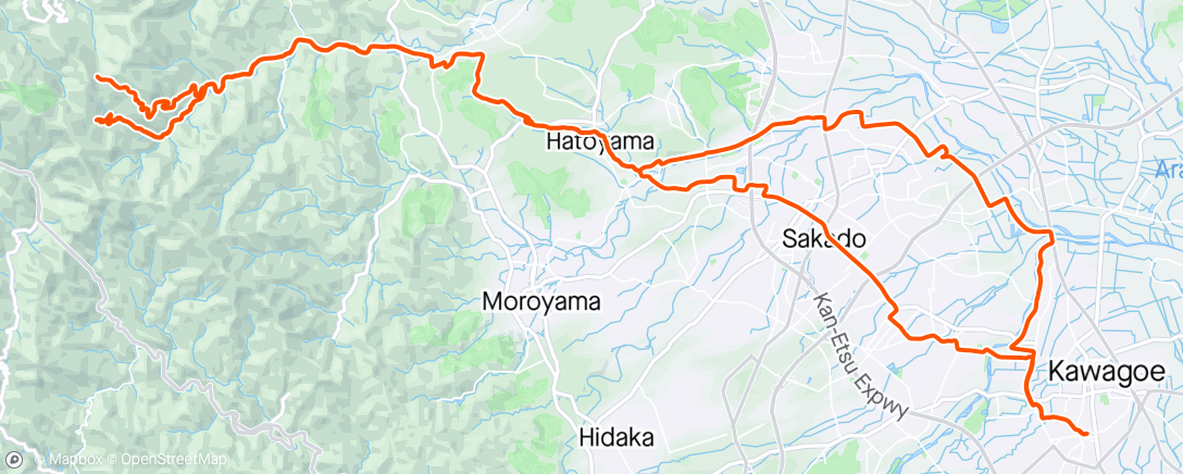 Map of the activity, ｻｲｸﾘﾝｸﾞ