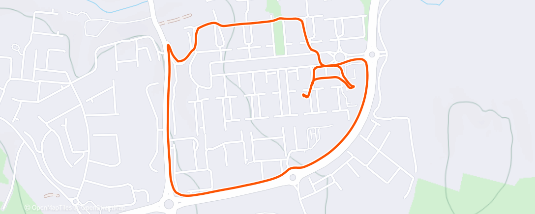 Карта физической активности (Afternoon Walk)