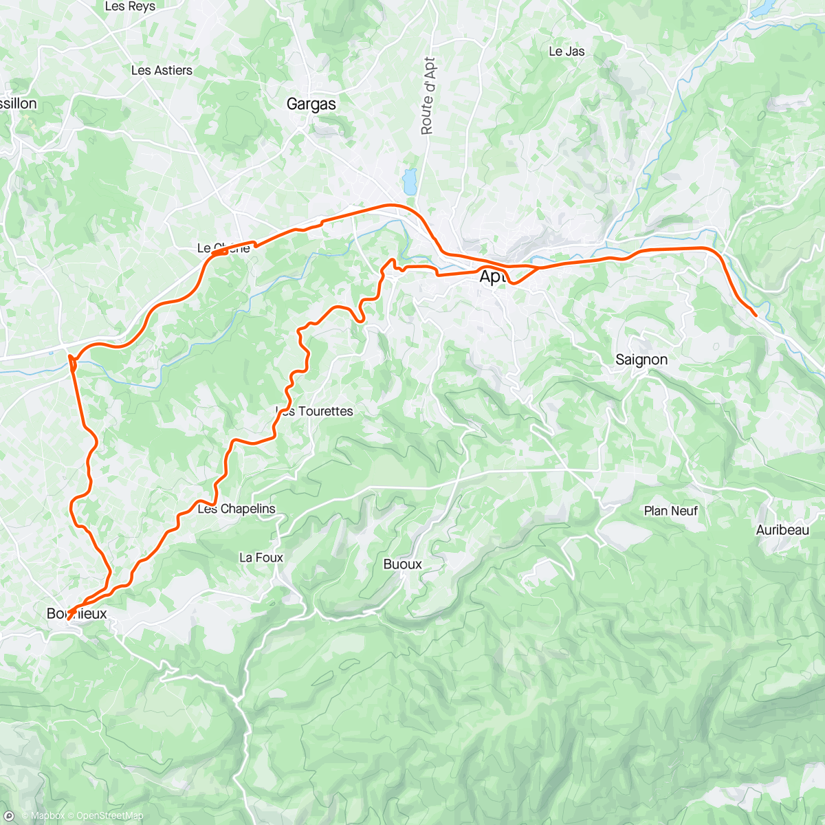 Map of the activity, Déjeuner