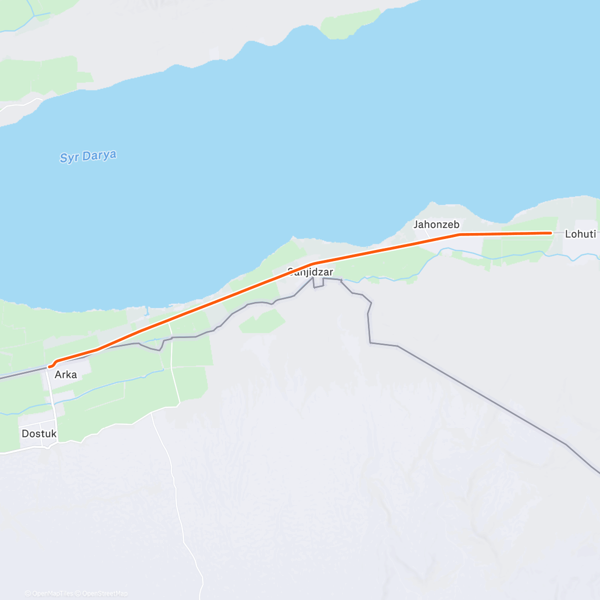 Map of the activity, ROUVY - Fergana Valley | Tajikistan