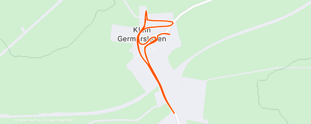 Map of the activity, Abendlauf