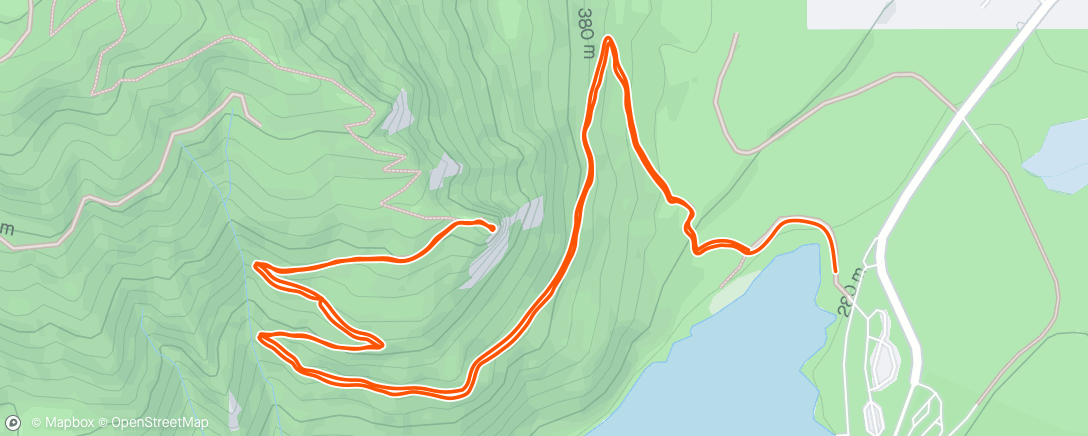 Mapa da atividade, ☀️ Morning Hike