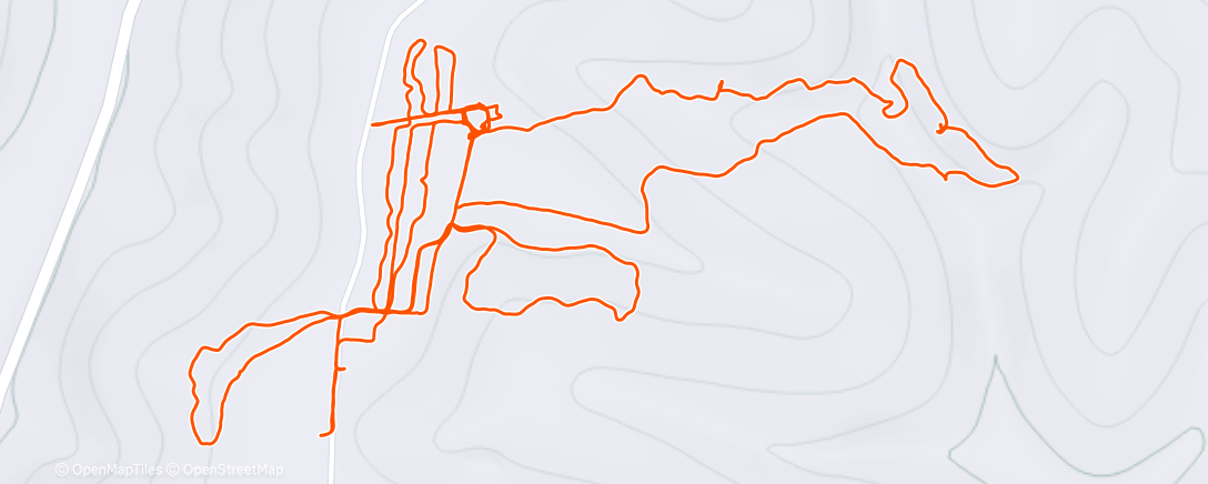 Map of the activity, Morning Run