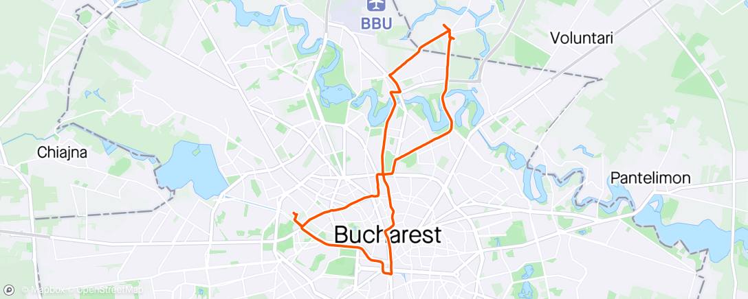 Map of the activity, North sightseeing