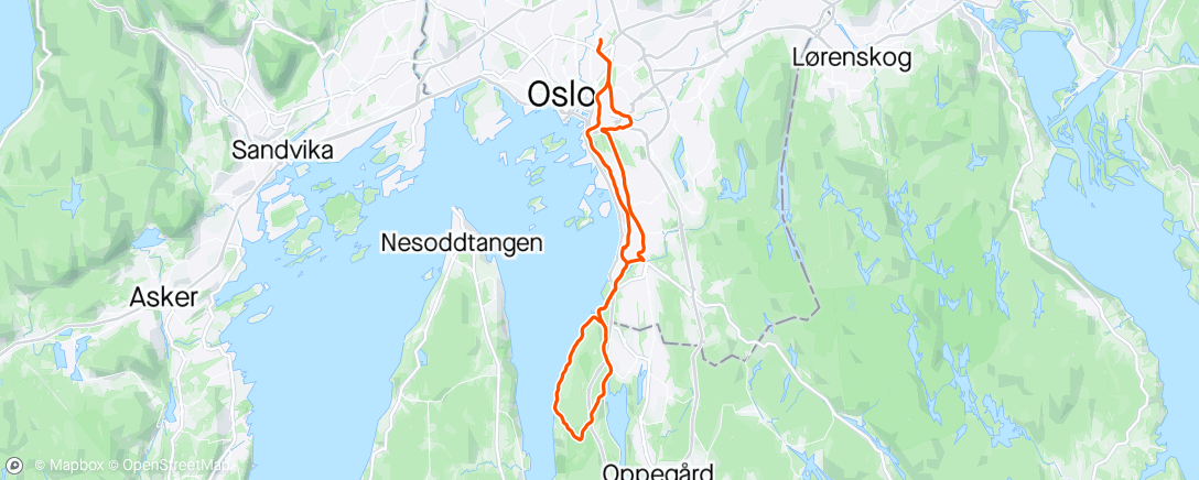 Map of the activity, Svartskogsøndag