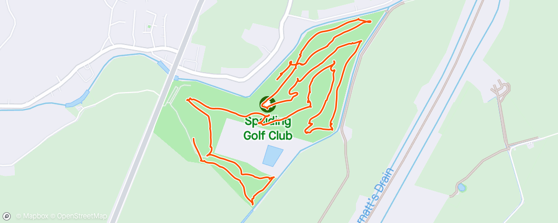 Mapa de la actividad, Morning Golf