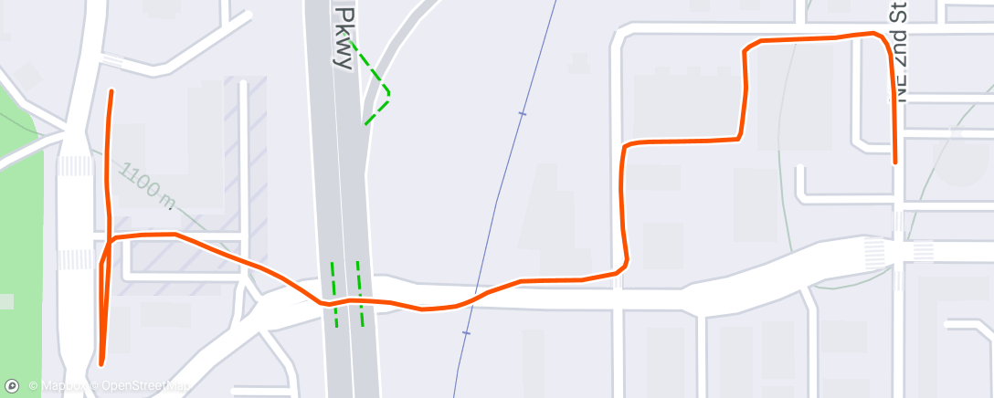 Map of the activity, getting my car!!