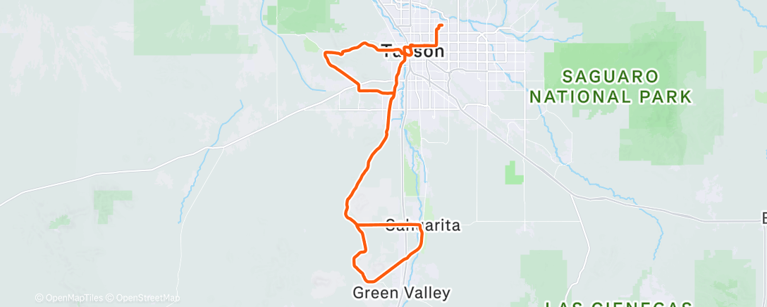 Map of the activity, One of those days when you don’t wanna do it but you’re glad when you do.