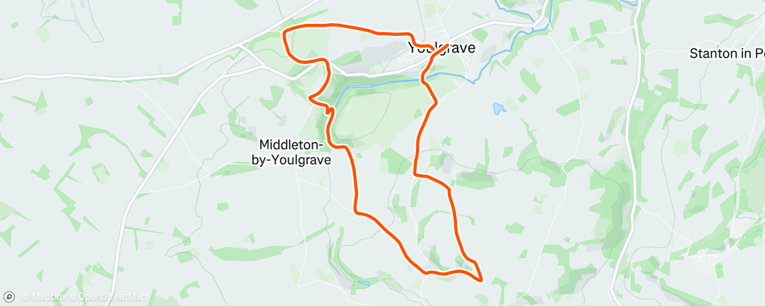 Map of the activity, Lunch Run - Pommie Panter fell race