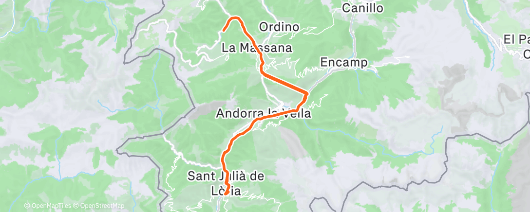 Map of the activity, Strength reps