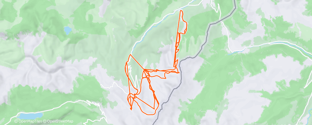 Map of the activity, The last... bon neige pourrie. Faut dire qu il faisait 3° ce matin à 2100m 😱😭
