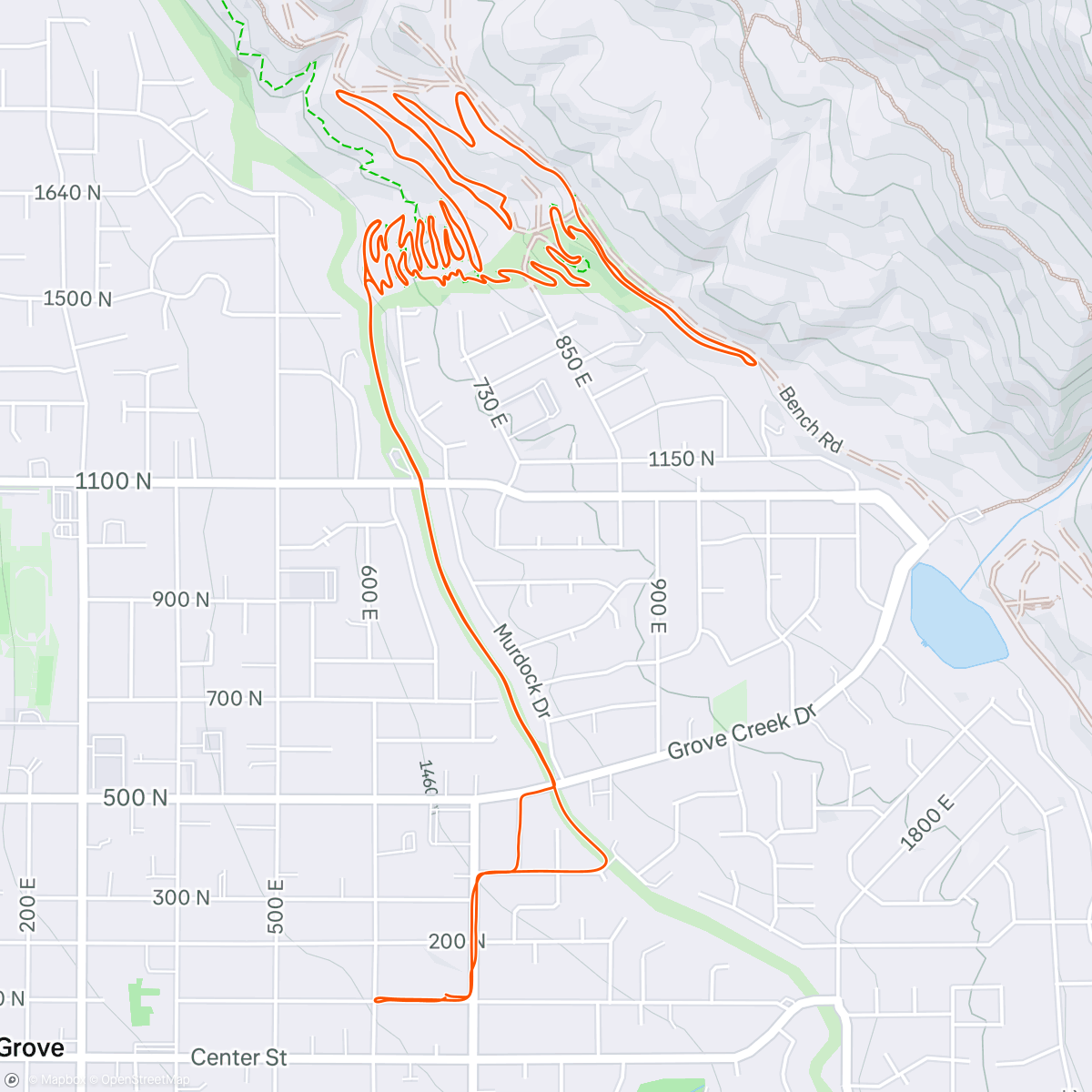 Map of the activity, Dusty No Trusty
