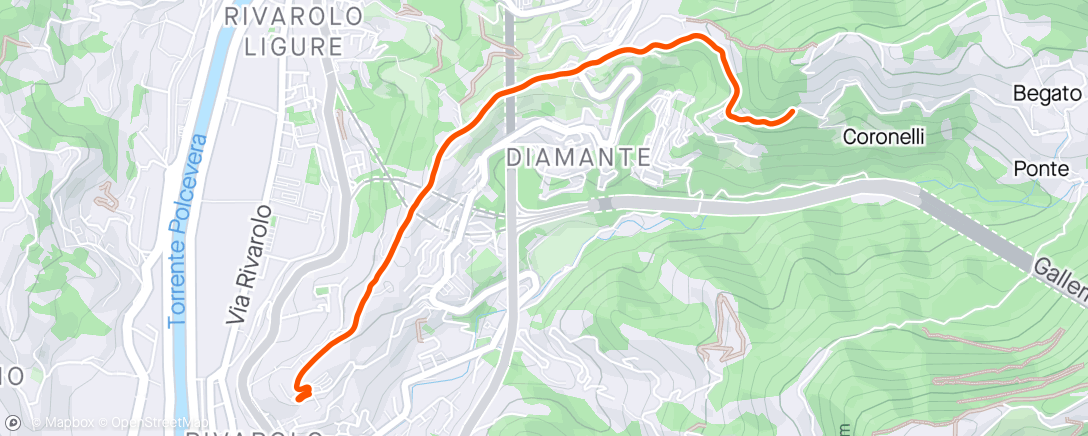 アクティビティ「Ultimi km COMPIUTERINO scarico」の地図