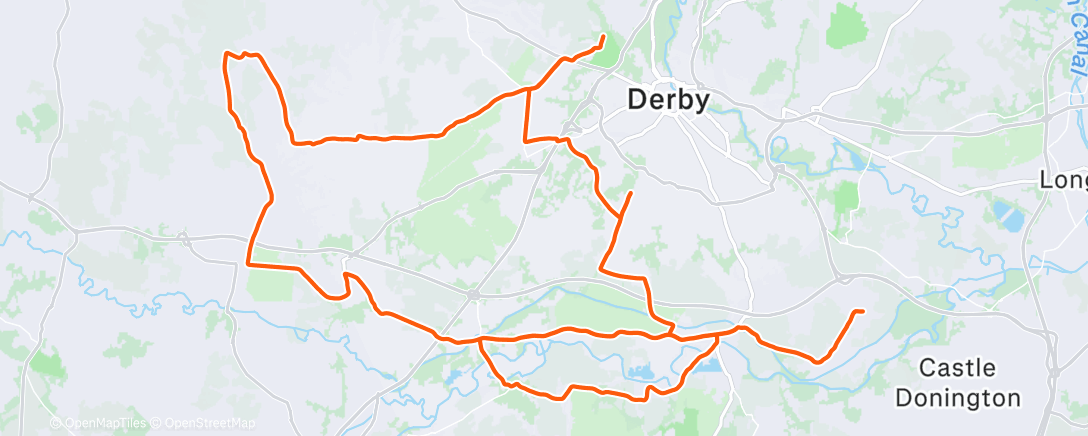Map of the activity, Morning Ride