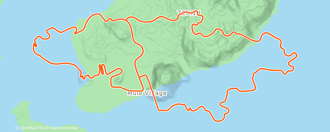 Map of the activity, Zwift - Group Ride: DIRT Rolling Thunder (C) on Big Flat 8 in Watopia
