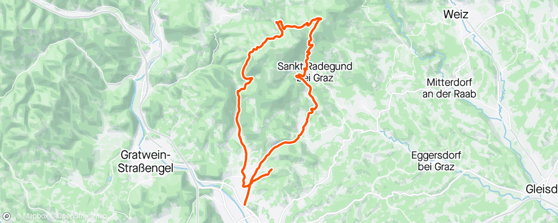 Mapa de la actividad (Morning Ride)