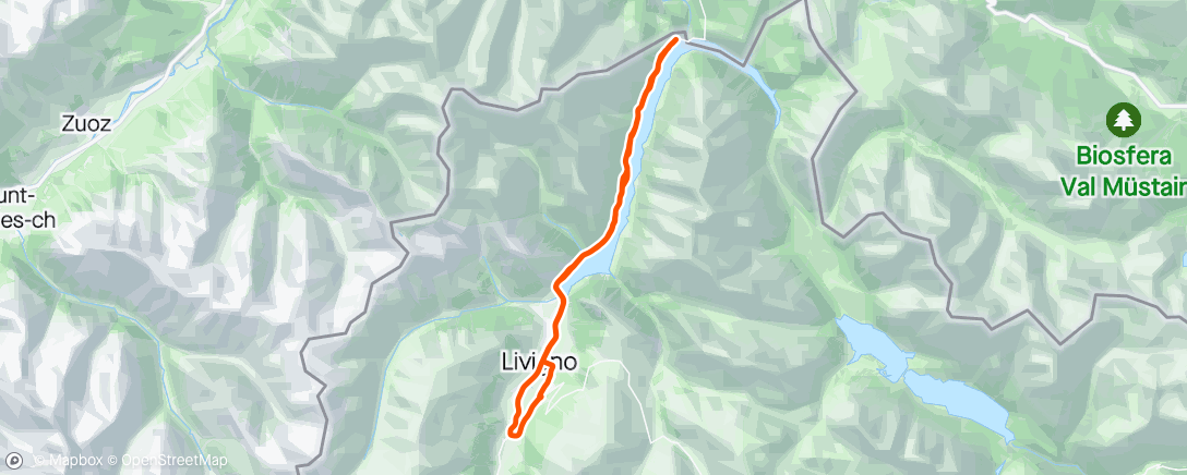 Map of the activity, Rest day
