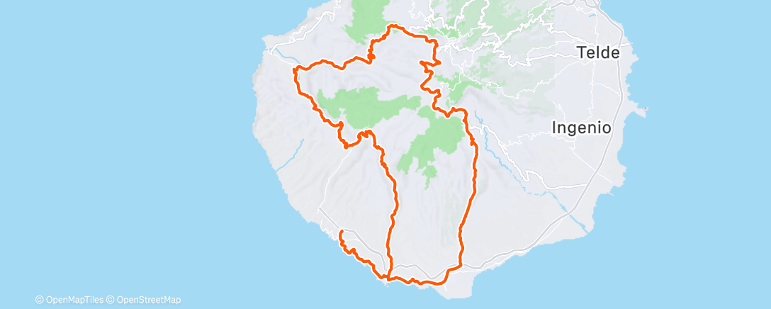 Map of the activity, Morning Ride