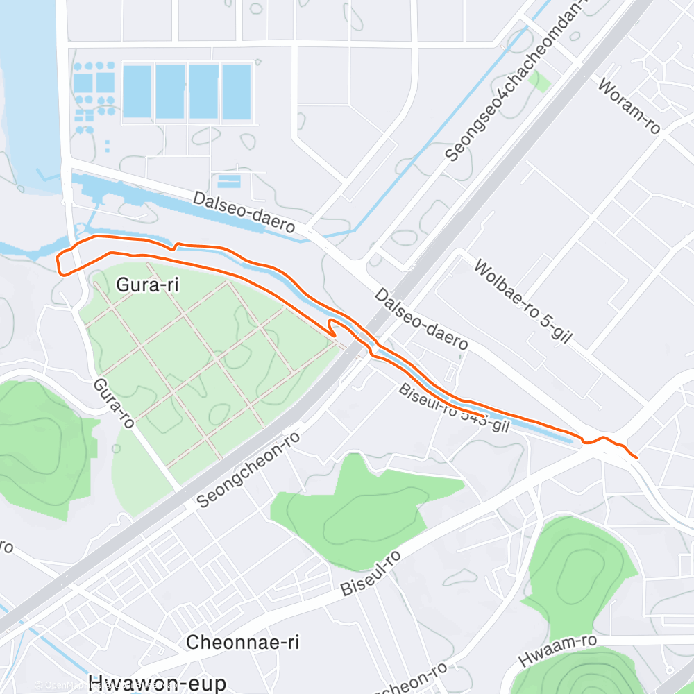 Map of the activity