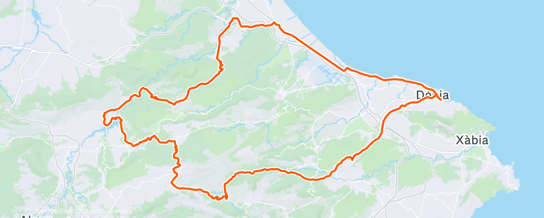 アクティビティ「Pedalata mattutina」の地図