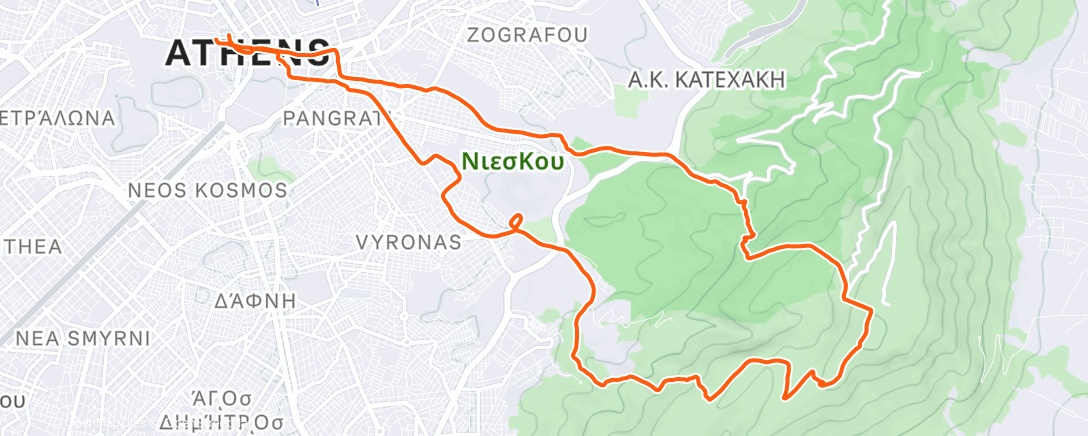 Map of the activity, μονοπάτι 🇬🇷