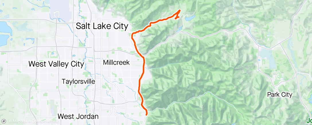 Map of the activity, Emigration Canyon - It might be time to put my road wheels on 😬