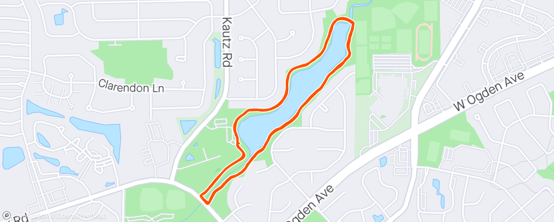 Map of the activity, Welp almost made it lol. Supported training run. 🏃🏻‍♀️