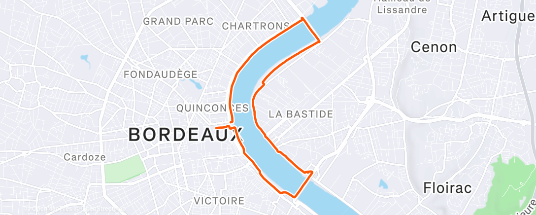 Map of the activity, PRÉPA SEMI MADRID W4S3