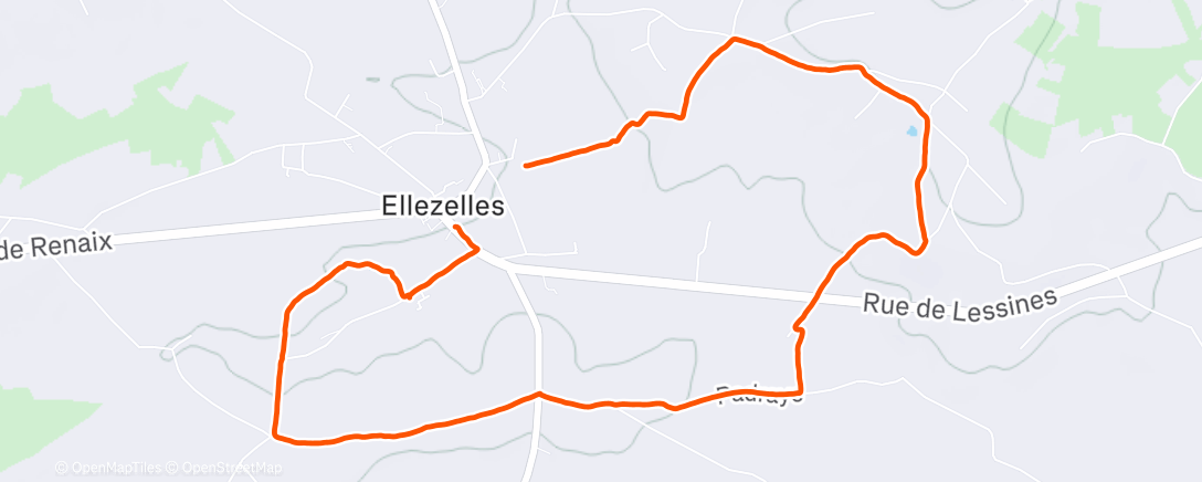 Map of the activity, Randonnée de nuit