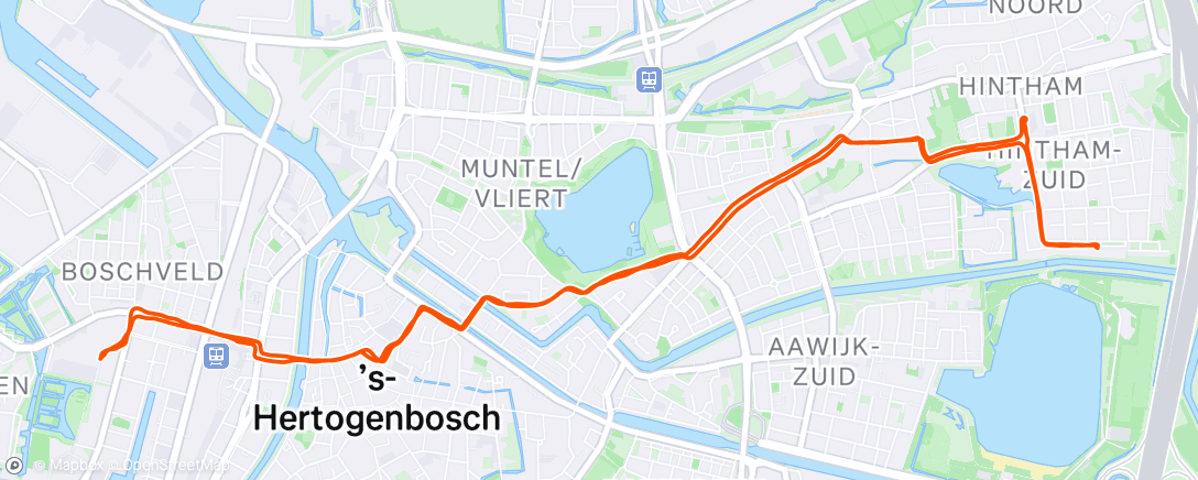 Map of the activity, Retour sportschool