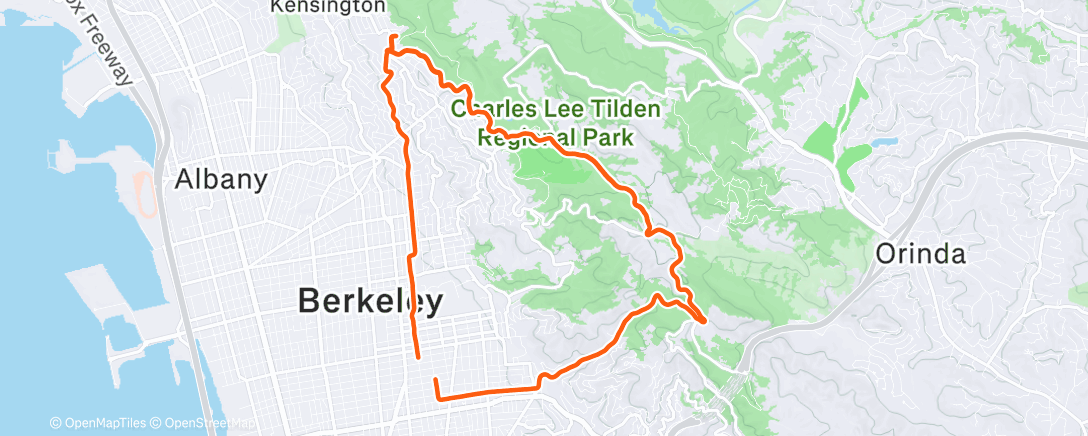 Map of the activity, GPC South Park with Nick