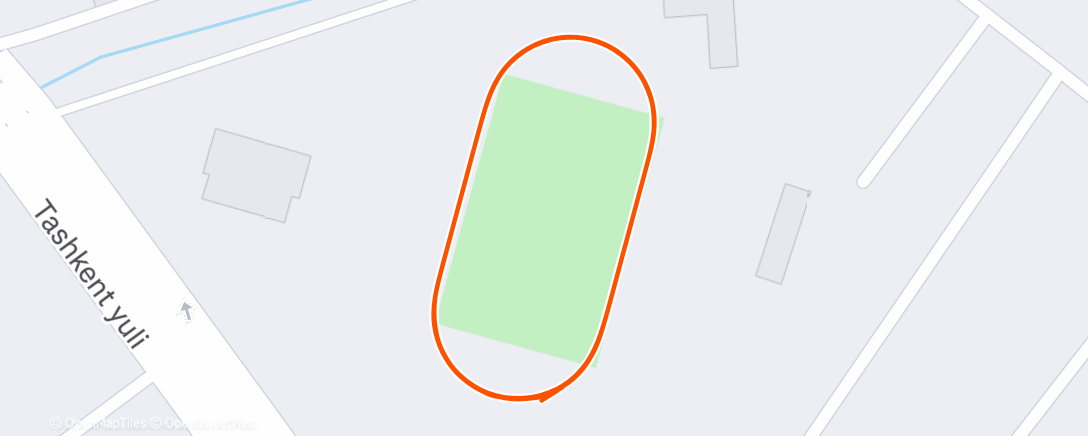 Map of the activity, Утренний забег