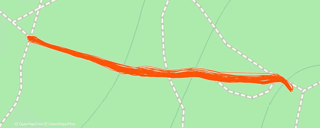 Map of the activity, Morning Trail Run