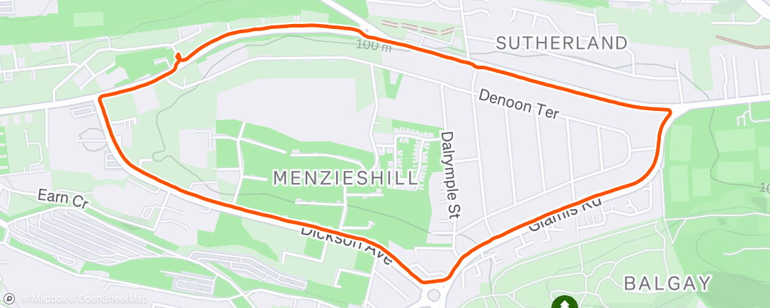 Map of the activity, Marcothon 27/31