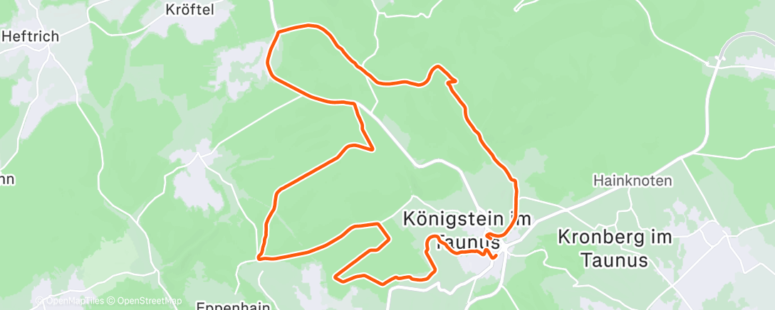 Карта физической активности (Gravel-Fahrt am Nachmittag)