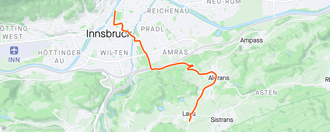 Map of the activity, Zwift - Sneaky Lite in Innsbruck