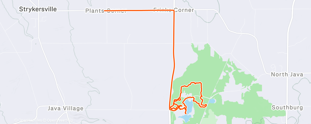 Map of the activity, Hike .. Last two miles in the car.. forgot to turn off