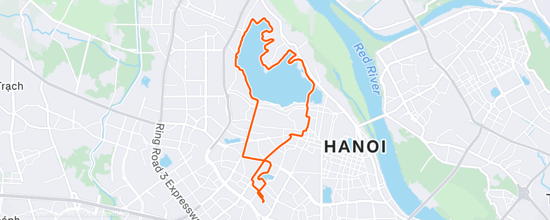 Map of the activity, Afternoon Ride
