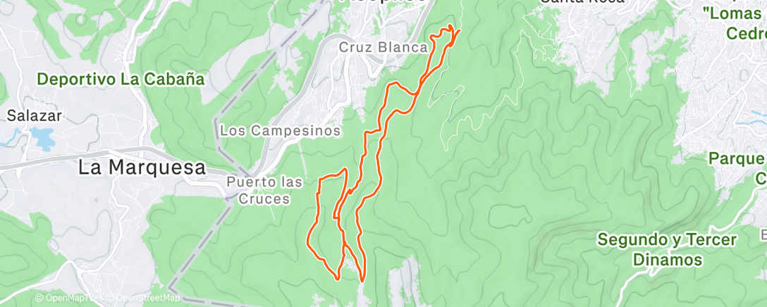 Map of the activity, Morning Ride