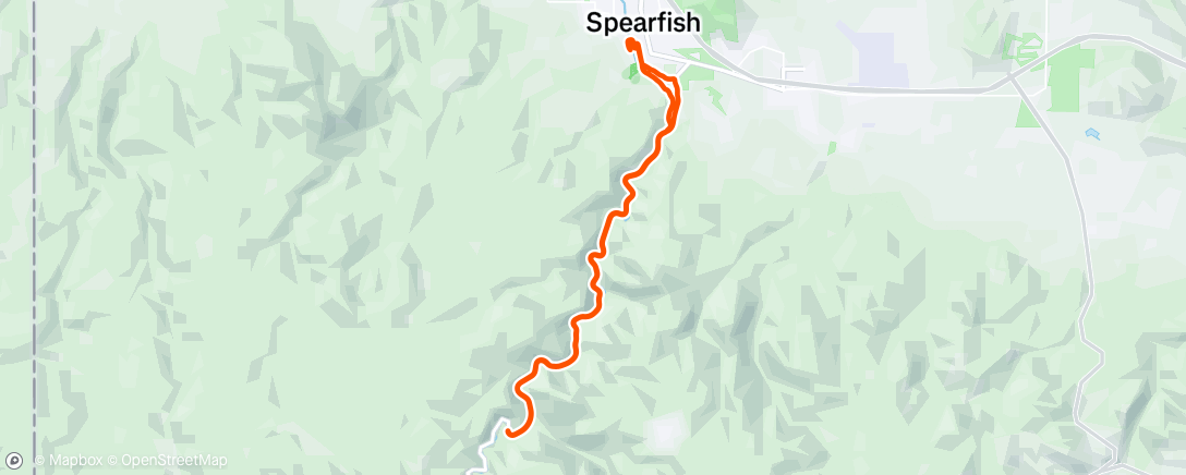 Map of the activity, Morning Ride